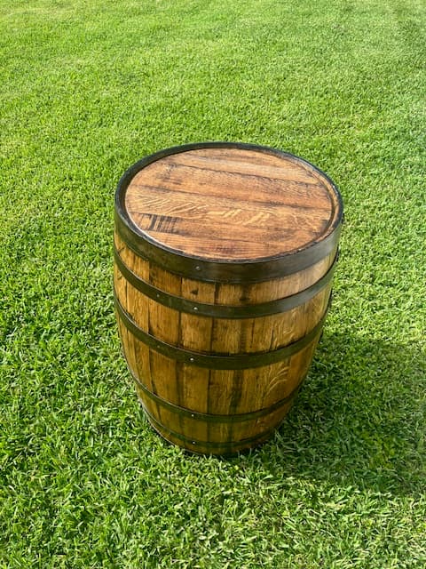 Whiskey Barrels by Rustic Roots Event Rentals